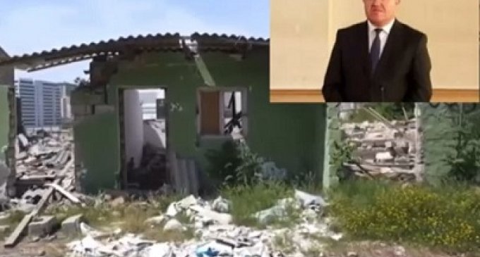 Xətai rayonunda daha bir özbaşınalıq - Sahibkarla razılaşma olmadan obyekti sökülüb - FOTO/VİDEO