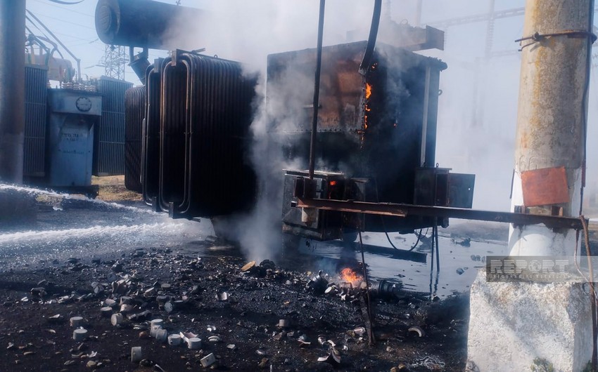 Ucarın elektrik yarımstansiyasında yanğın olub, bir sıra kəndlər işıqsız qalıb