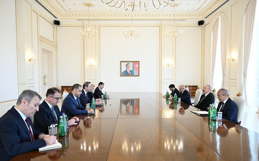 Prezident İlham Əliyev Türkiyənin energetika və təbii sərvətlər nazirini qəbul edib - YENİLƏNİB