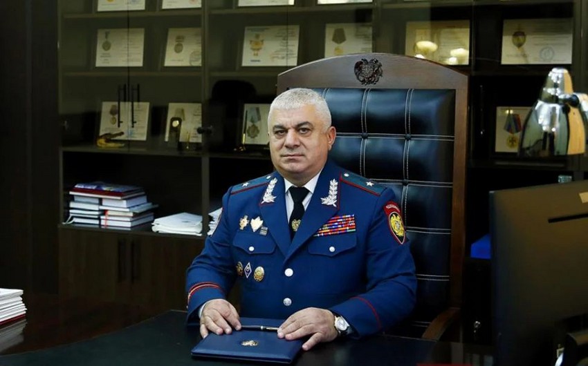 Ermənistan polisinin rəisi vəzifəsindən azad edilib