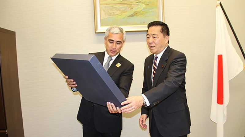 Anar Ələkbərov Yaponiya Baş nazirinin müşaviri ilə görüşdü (FOTO)