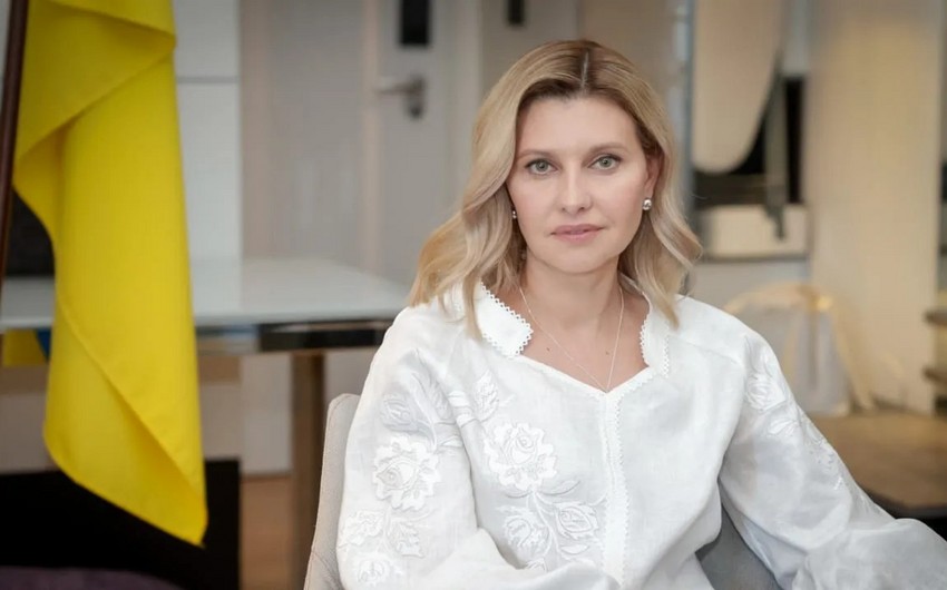 Zelenskinin xanımı: Azərbaycanda Ukrayna dilində audiobələdçi yaradılıb