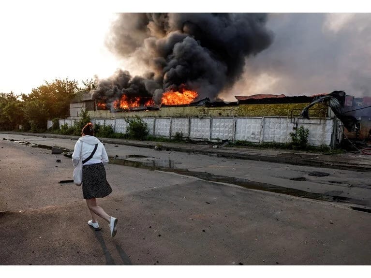 Ukraynada Odessa limanındakı doğum evi bombalanıb