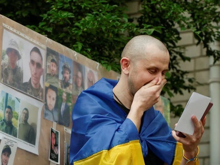 Ukrayna əsgərləri və mülki şəxslərin cəsədləri Kiyevə çatdırılıb