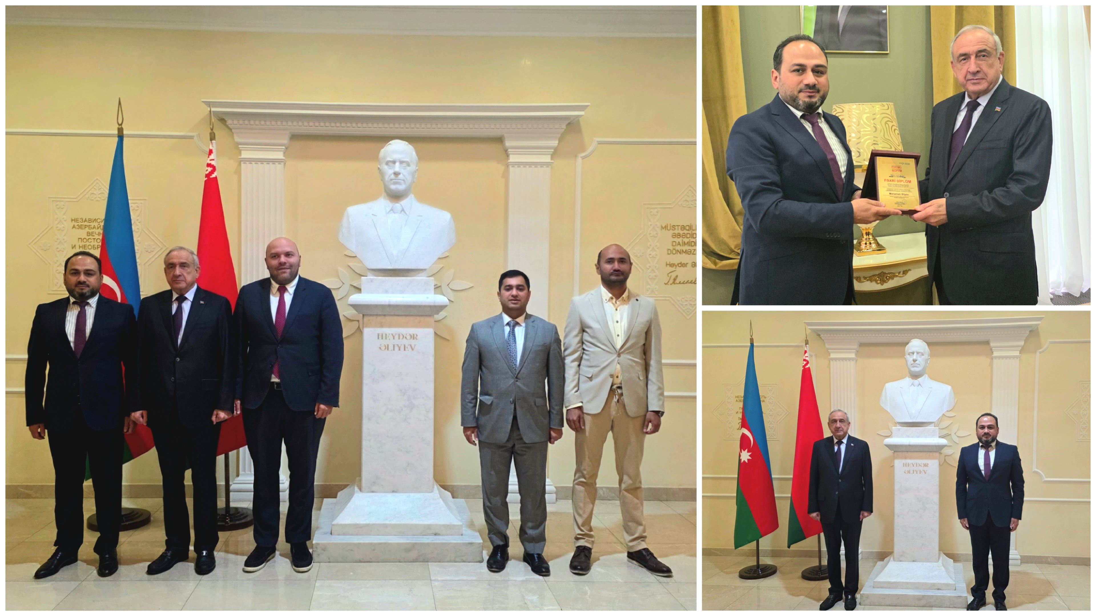 Məhərrəm Əliyev Azərbaycan-Belarus Gənclər Forumu iştirakçılarını qəbul etdi - FOTOLAR