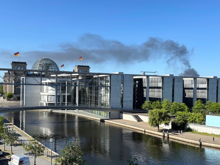 Berlində yanğın hadisəsi baş verib