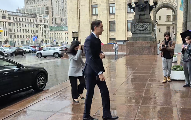 Azərbaycan səfiri Rusiya XİN-ə getdi - VİDEO