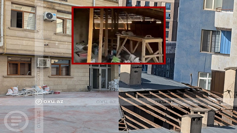 Yasamal rayonunda qanunsuz tikinti: 