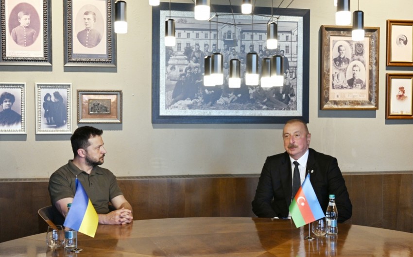 Volodimir Zelenski Yekaterinburqda azərbaycanlıların qətlə yetirilməsi ilə bağlı Prezident İlham Əliyevə başsağlığı verib