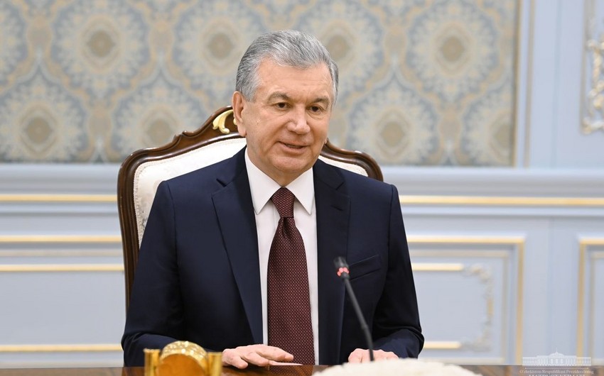 Şavkat Mirziyoyev Bakıda 