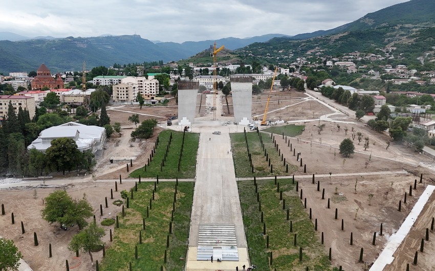 Xankəndidəki Zəfər Tağının hündürlüyü 44 metr olacaq