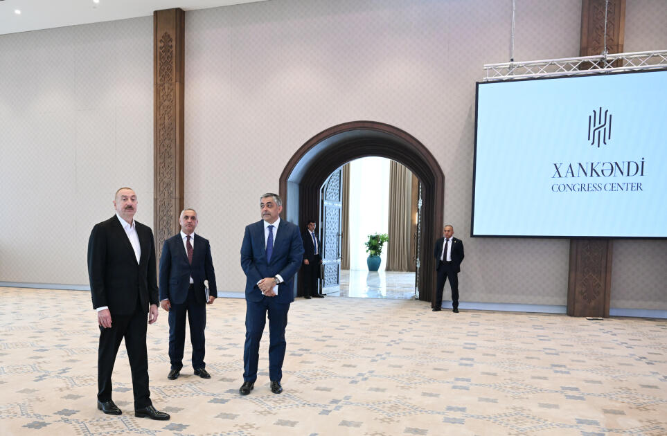 Xankəndi Konqres Mərkəzinin açılışı olub - FOTO