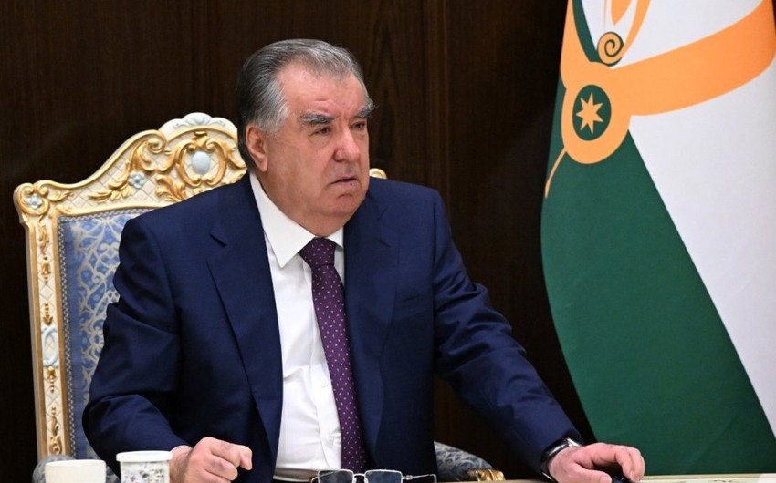 Tacikistan Prezidenti ECO sammitində iştirak etmək üçün Azərbaycana yola düşüb