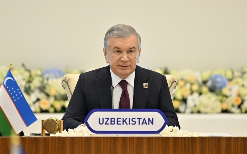 Mirziyoyev: Əzəli Azərbaycan torpaqlarının fəal şəkildə inkişaf etməsinə və çiçəklənməsinə şadıq