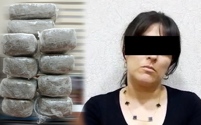 Bakıda qadının evindən 10 kq narkotik aşkarlanıb