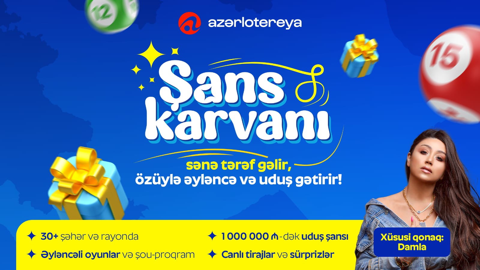 “Azərlotereya Şans Karvanı” ölkə boyu yola çıxır