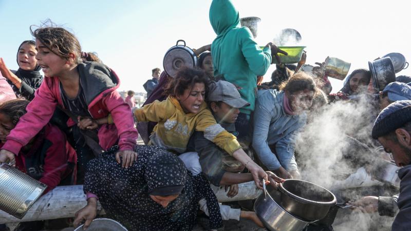 BMT: Qəzzada 50 min hamilə və süd verən qadın günlərdir yemək yemir