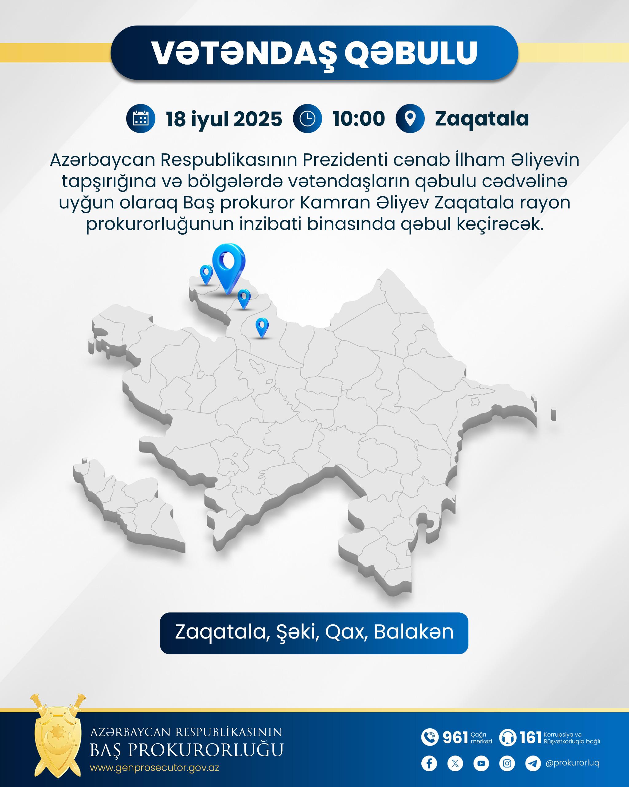 Baş Prokurorluğun Mətbuat xidmətinin məlumatı