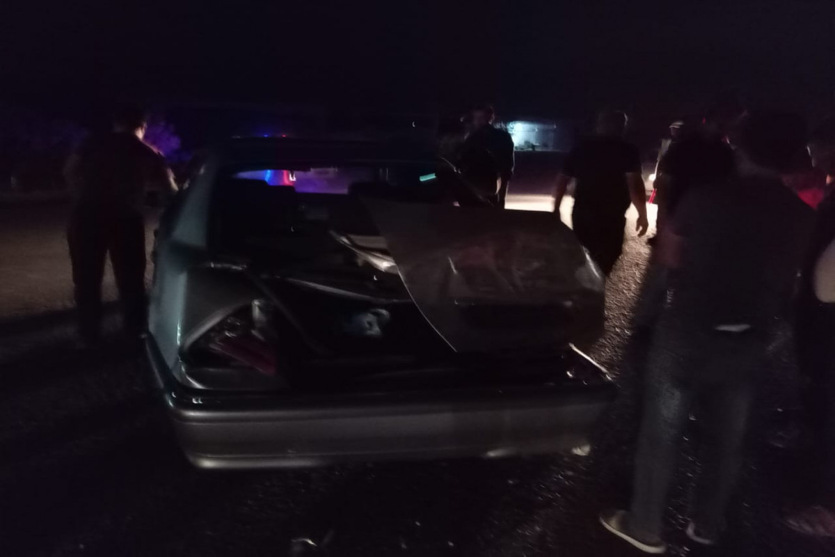 Goranboyda yük və minik avtomobilləri toqquşub