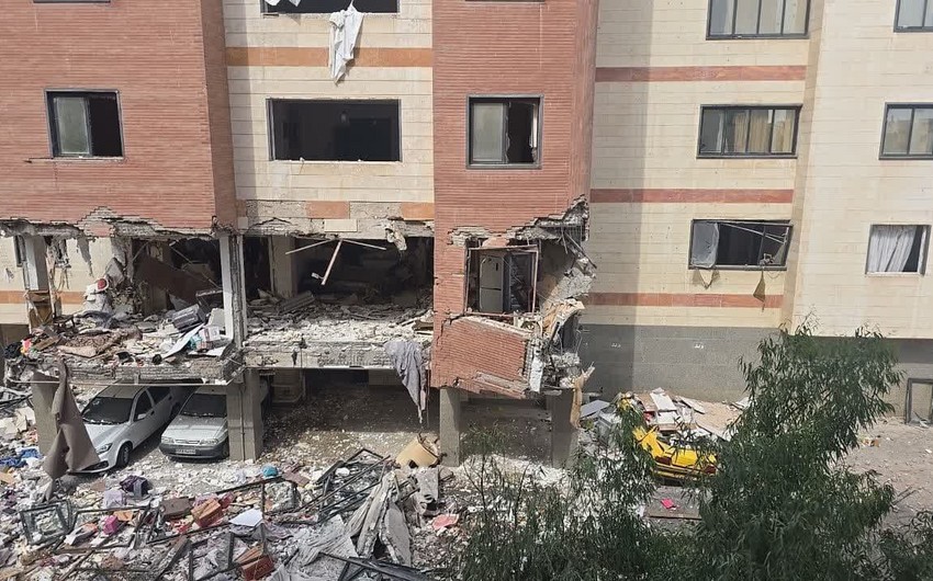 İranın Qum şəhərində yaşayış binasında partlayış olub, yaralananlar var