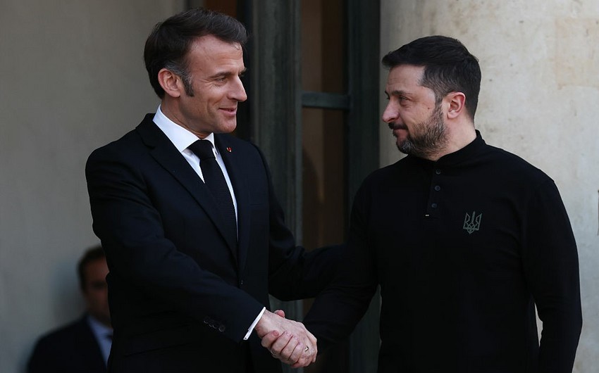Zelenski və Makron raketlərin tədarükünü müzakirə ediblər