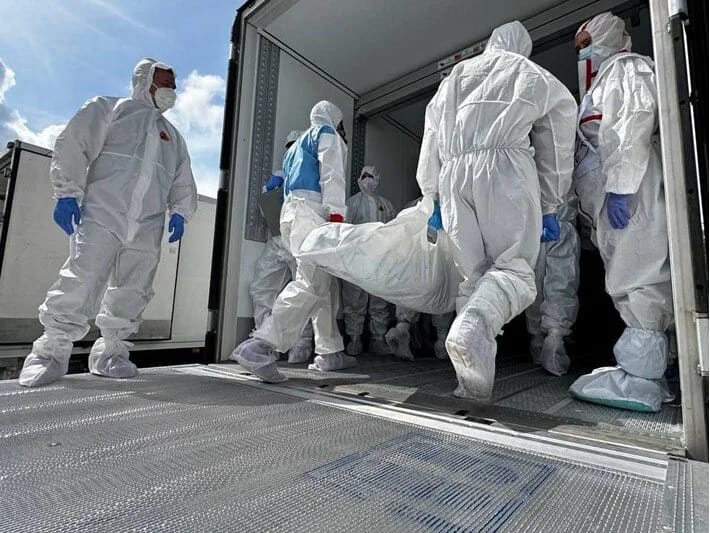 Rusiya Ukraynaya 1000 əsgərin qalıqlarını qaytarıb