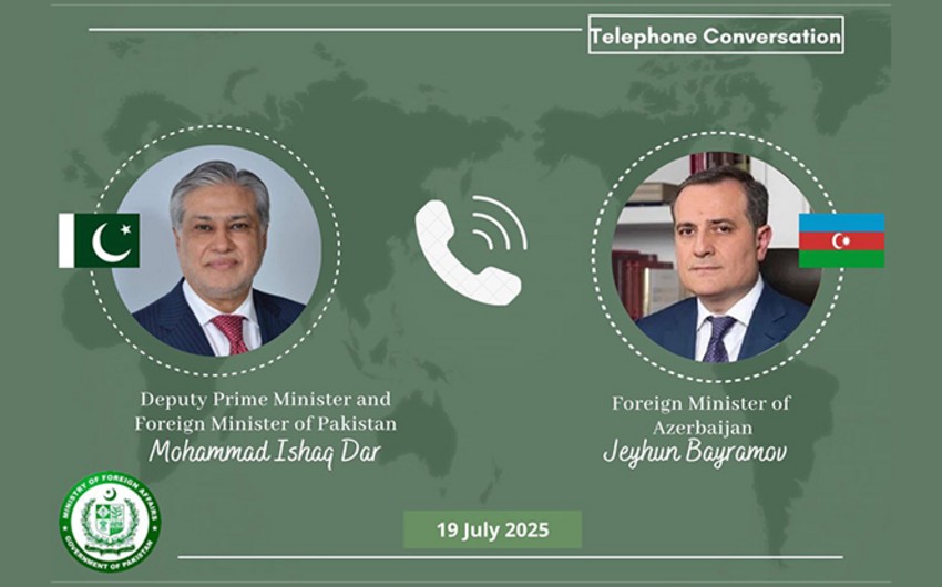 Azərbaycan və Pakistan XİN rəhbərlərinin telefon danışığı olub