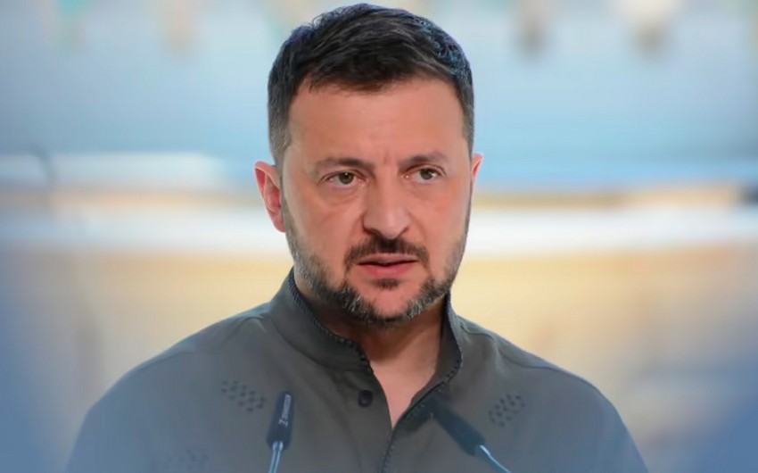 Zelenski Rusiyanın Ukrayna ərazisinə 300-dən çox dron və 30 raket buraxdığını bildirib