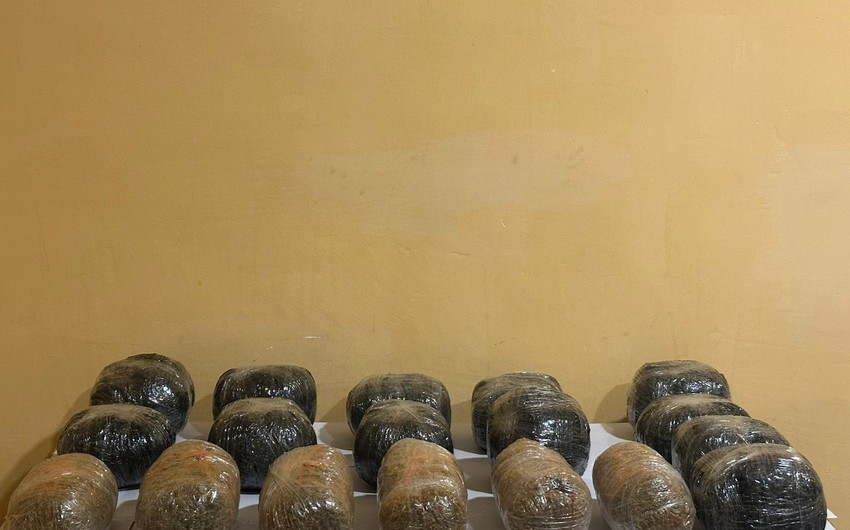 İrandan Azərbaycana 18 kq narkotikin keçirilməsinin qarşısı alınıb