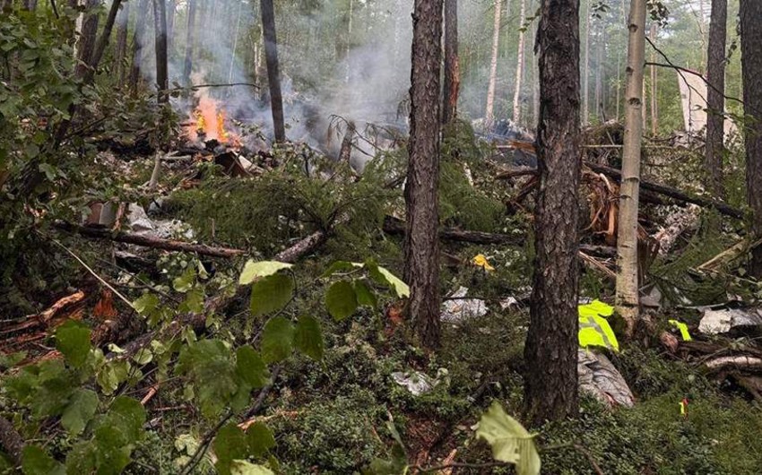 Rusiyanın Amur vilayətində qəzaya uğrayan sərnişin təyyarəsinin qara qutuları tapılıb