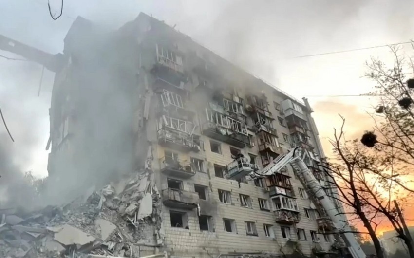 Rusiya Kiyevə zərbə endirib, xəsarət alanlar var