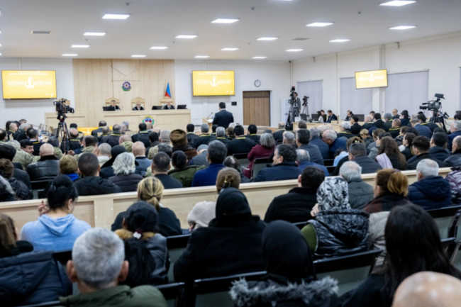 Hərbi cinayətlər törətməkdə təqsirləndirilən erməniəsilli şəxslərin məhkəməsi keçirilir