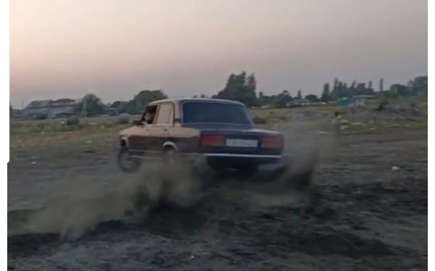 Çimərlikdə avtoxuliqanlıq edən şəxs həbs edilib