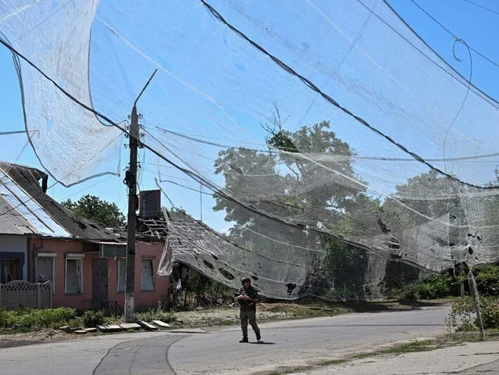 Balıq torları Ukrayna ordusunu qoruyur