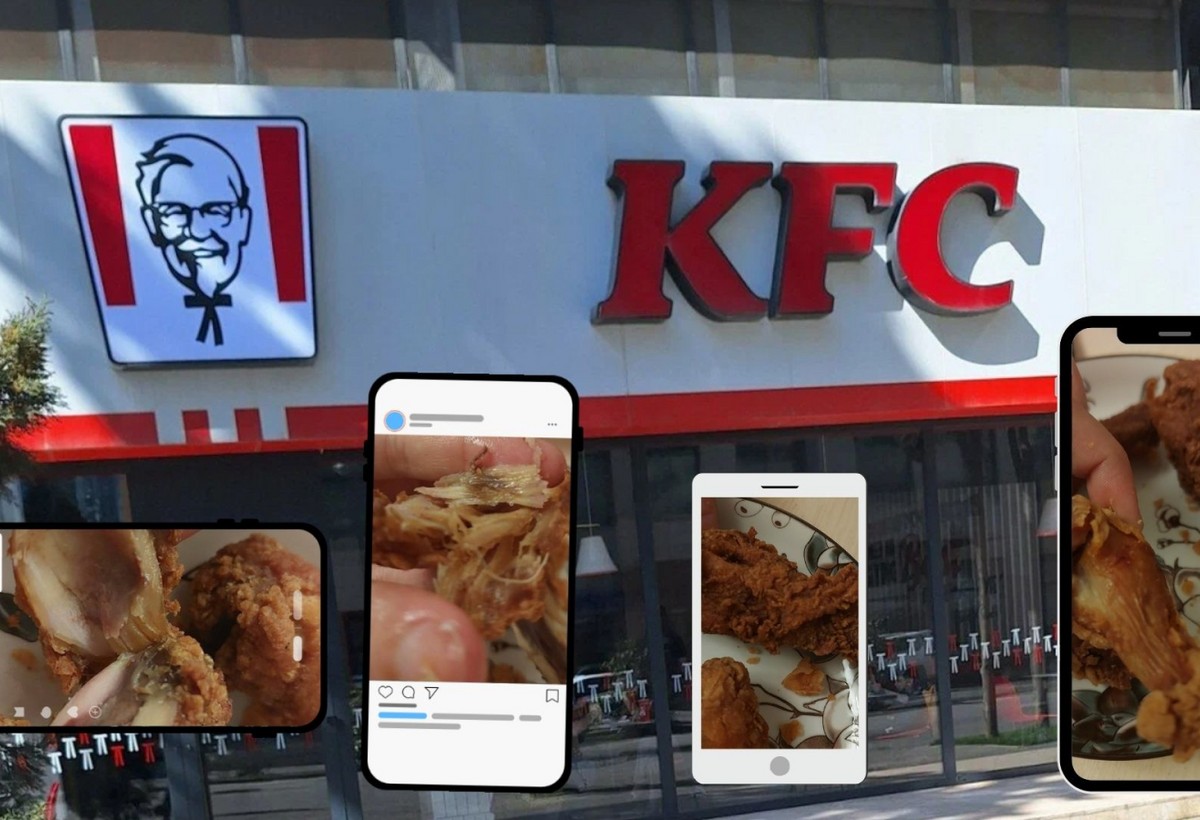 KFC-də müştəriyə iylənmiş toyuq budu satdılar – Foto