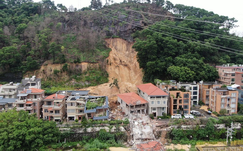 Çinin cənubunda torpaq sürüşməsi nəticəsində azı iki nəfər ölüb
