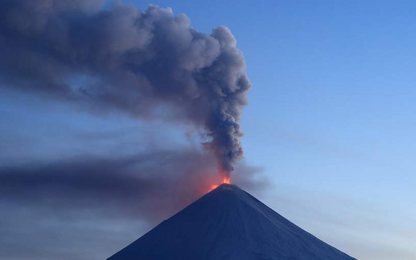 Kamçatkada Klyuçevskoy vulkanı 11,5 km hündürlüyə kül püskürüb