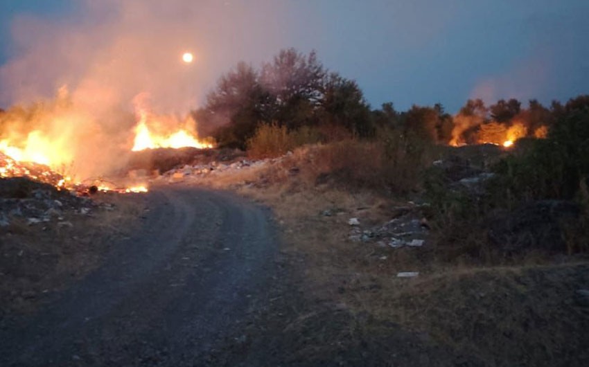 Qəbələdə yanğın törədən şəxs saxlanılıb