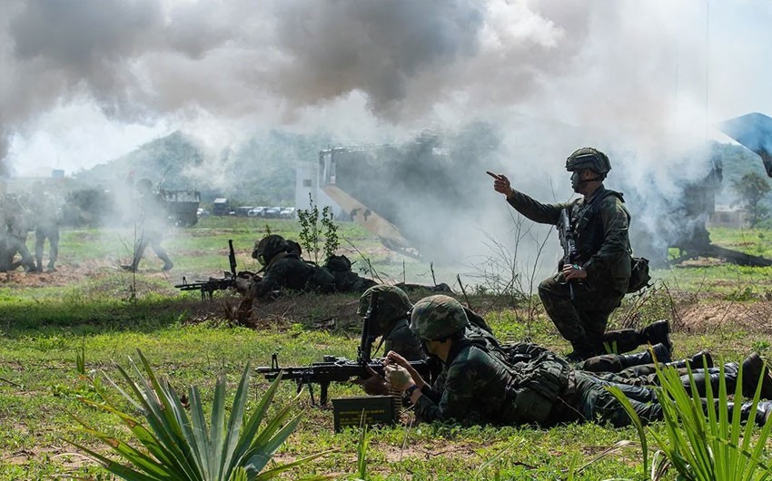 Tailand əsgərləri Kamboca sərhədi yaxınlığında minaya düşüb