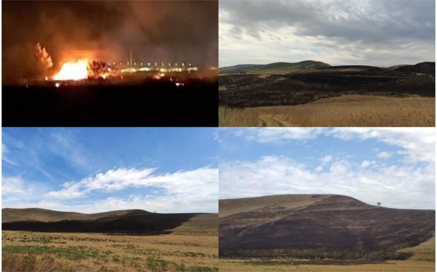 Şabranda əkin sahələrinin yandırılmasına görə iki nəfər saxlanılıb