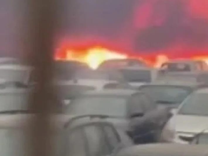 Yunanıstanda meşə yanğını: 550 avtomobil külə döndü 