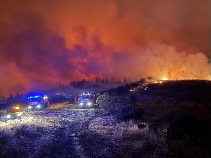 Avropa və Şimali Afrikanı alov bürüdü