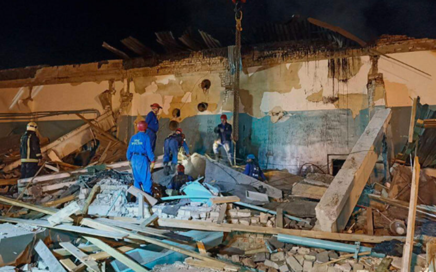 Rusiyada zavodda partlayış nəticəsində ölənlərin sayı 20 nəfərə çatıb