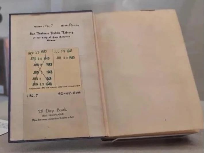 Kitabxanadan götürülmüş kitab 82 ildən sonra geri qaytarılıb