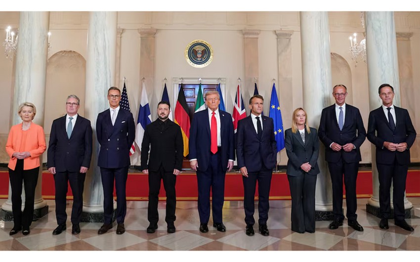 Ağ Evdə Tramp, Zelenski və Avropa liderlərinin görüşü bərpa olunub - YENİLƏNİB