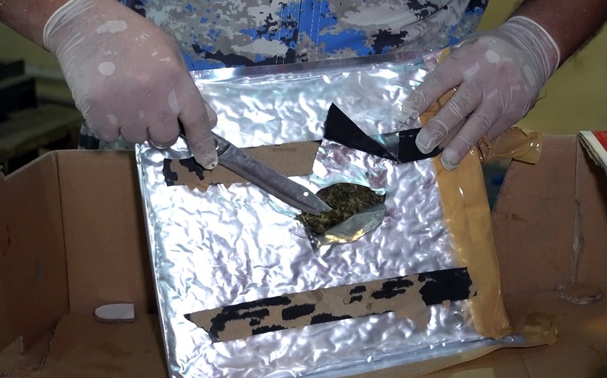 “Kahı” yükü aparan avtomobildən 70 kiloqram marixuana aşkar edilib