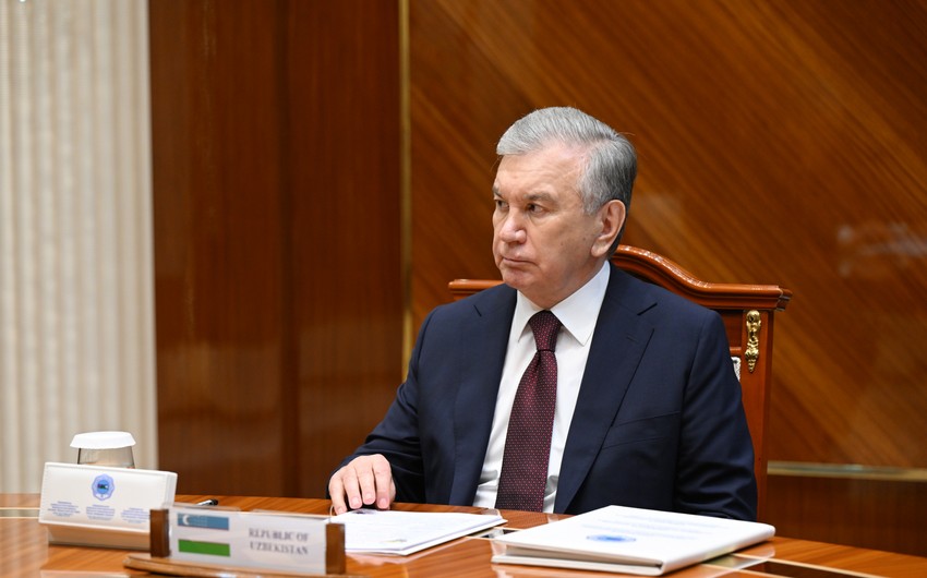 Mirziyoyev Azərbaycan və Türkmənistana Xəzərdəki yataqlarla bağlı Özbəkistanla əməkdaşlıq təklif edib