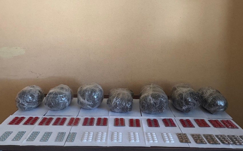 İrandan Azərbaycana 6 kiloqram narkotikin keçirilməsinin qarşısı alınıb