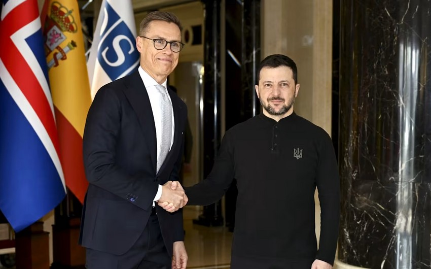 Stubb və Zelenski Vaşinqton görüşünün nəticələri üzrə növbəti addımları müzakirə edib