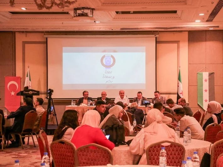 Suriya türkmənləri seçki toplantısı keçirir